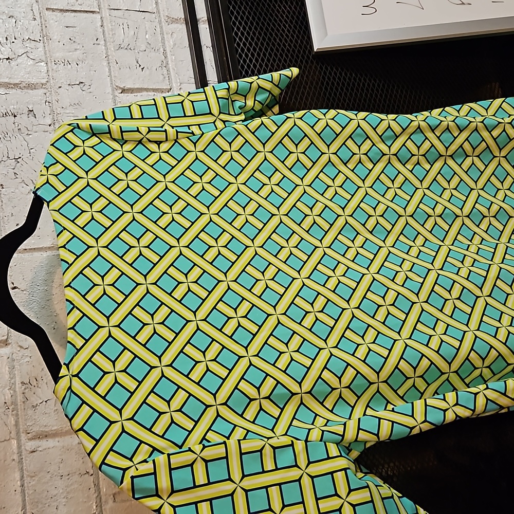 All For Color Citrus Grove Pattern Rich Half Slee… - image 6